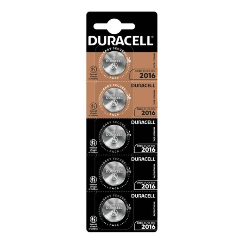 DURACELL-PILA-BOTON-LITIO-CR2016-3V-BLISTER5