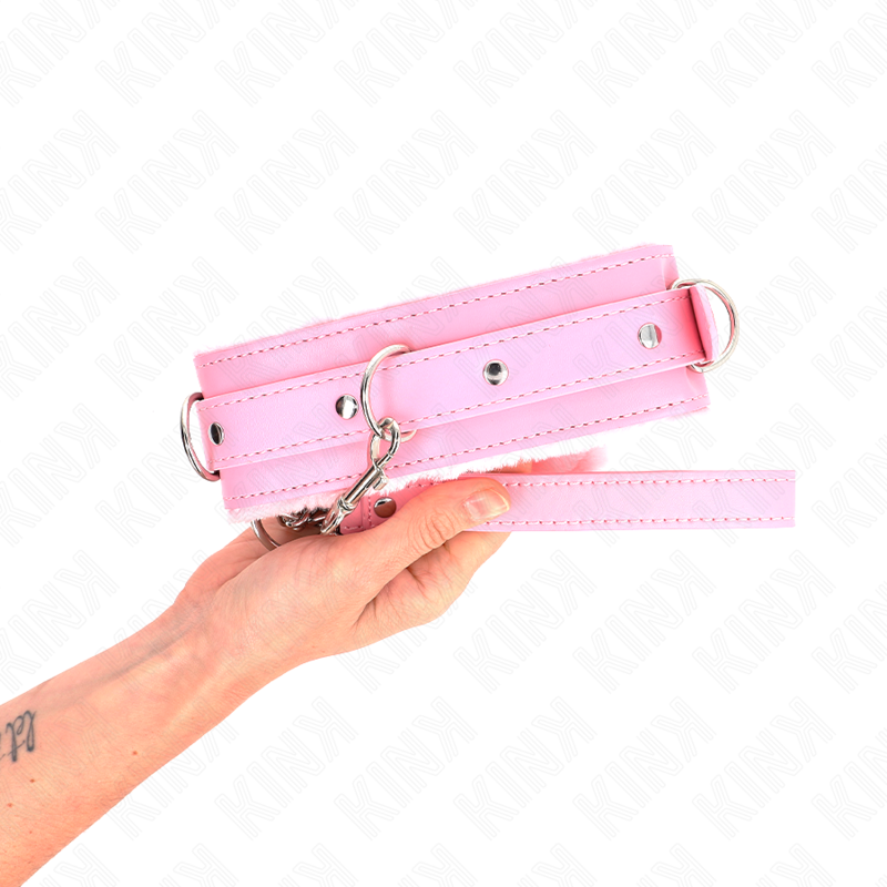 KINK---COLLAR-CON-CORREA-65-CM-CON-RESTRICCIONES-ROSA-AJUSTABLE-36-42-CM-X-55-CM