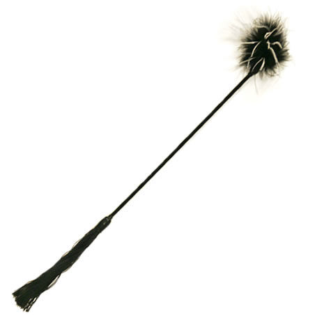 FUSTA--PLUMA-WHIPPER-TICKLER-BLANCO-NEGRO