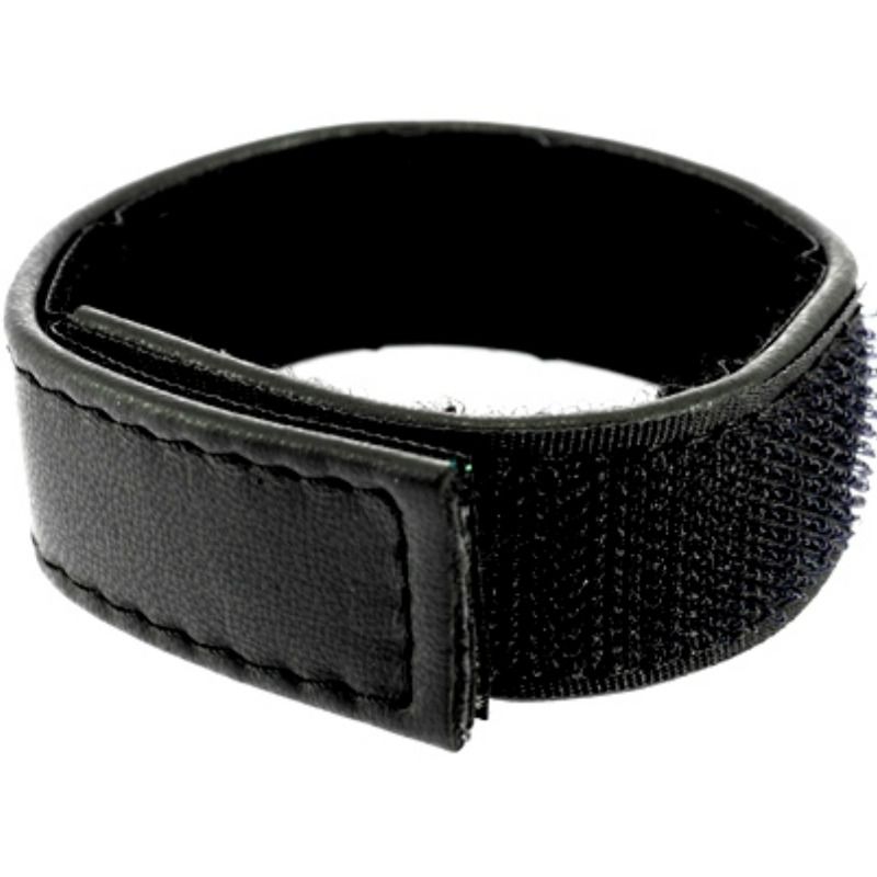 LEATHER-BODY---CORREA-CUERO-AJUSTABLE-CON-VELCRO-PARA-PENE-NEGRO