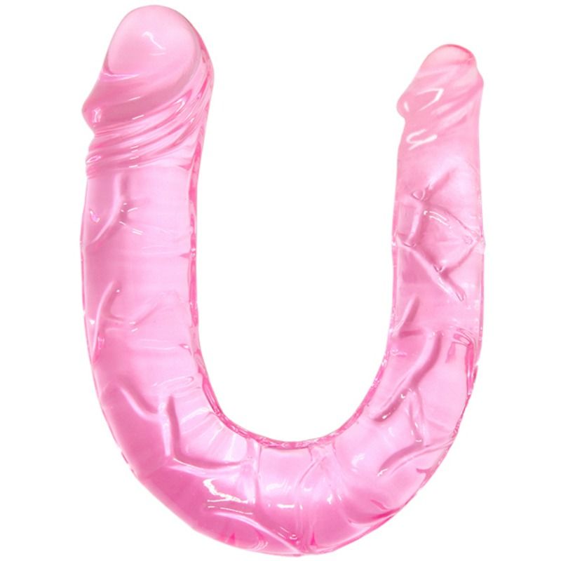 BAILE---DOUBLE-DONG-DILDO-DOBLE-ROSA