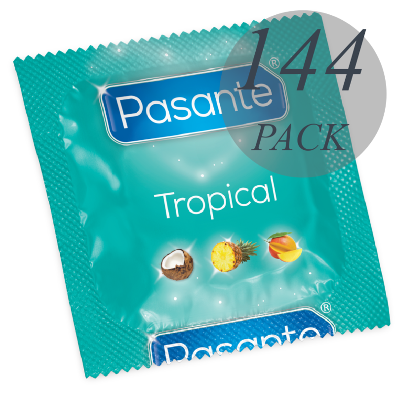 PASANTE-PRESERVATIVOS-SABORES-TROPICAL--144-UNIDADES